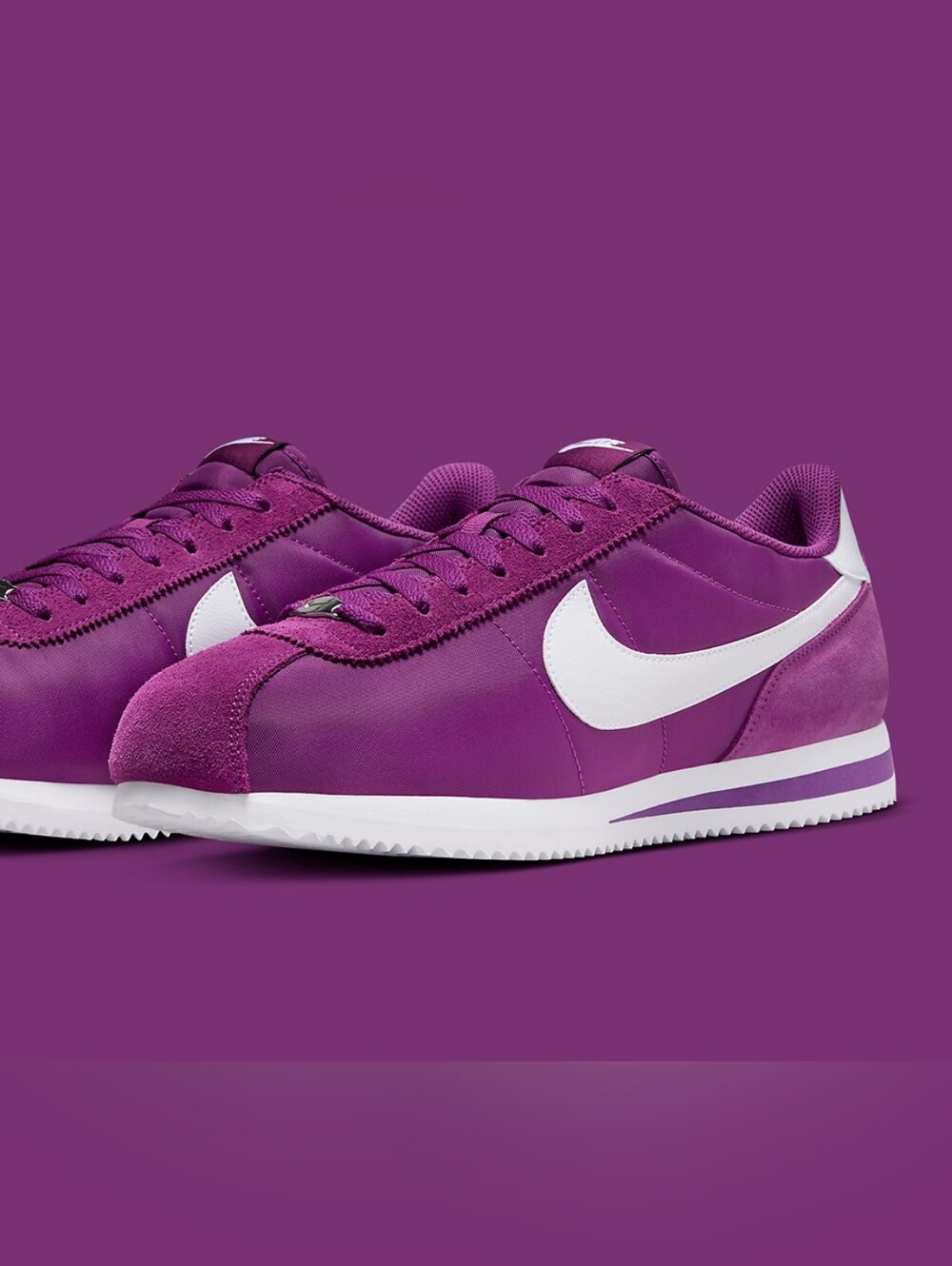 *NWT* [Nike] Cortez Textile Sneakers In Purple, Size M6.5/W8